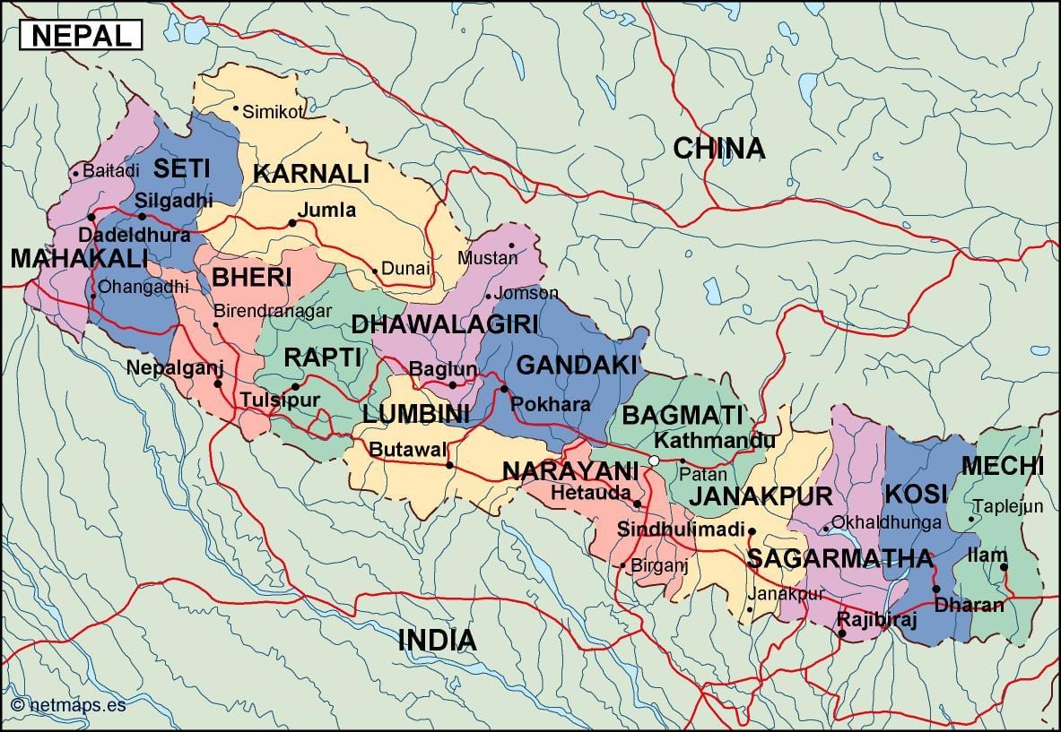 Ramani ya digital nepal