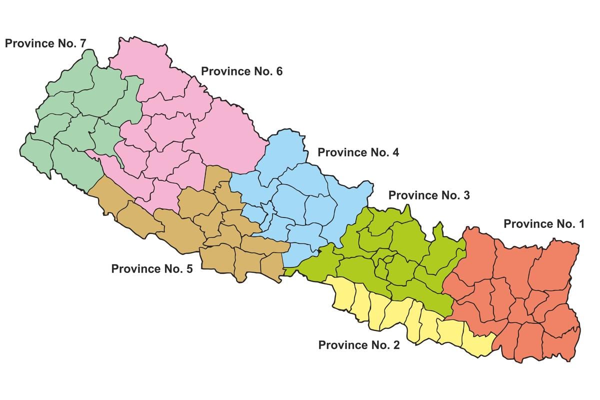 ramani ya shirikisho nepal