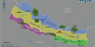 Ramani ya awali nepal