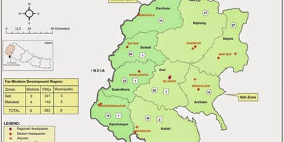 Ramani ya magharibi nepal