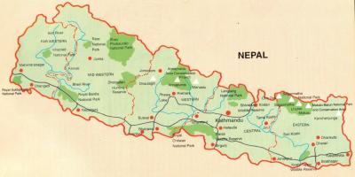 Nepal utalii ramani ya bure