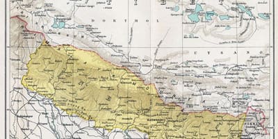 Zamani sana ramani ya nepal