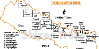Nepal safari ya ramani