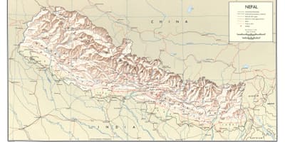 Viwanja vya ndege nchini nepal ramani