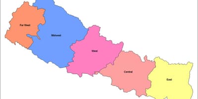 Ramani ya mashariki ya maendeleo ya mkoa wa nepal
