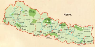 Ramani ya utalii nepal, pokhara